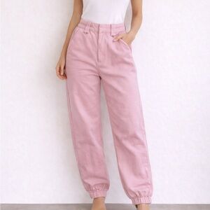 I Am Gia Cobain Pink High Rise Jogger XS